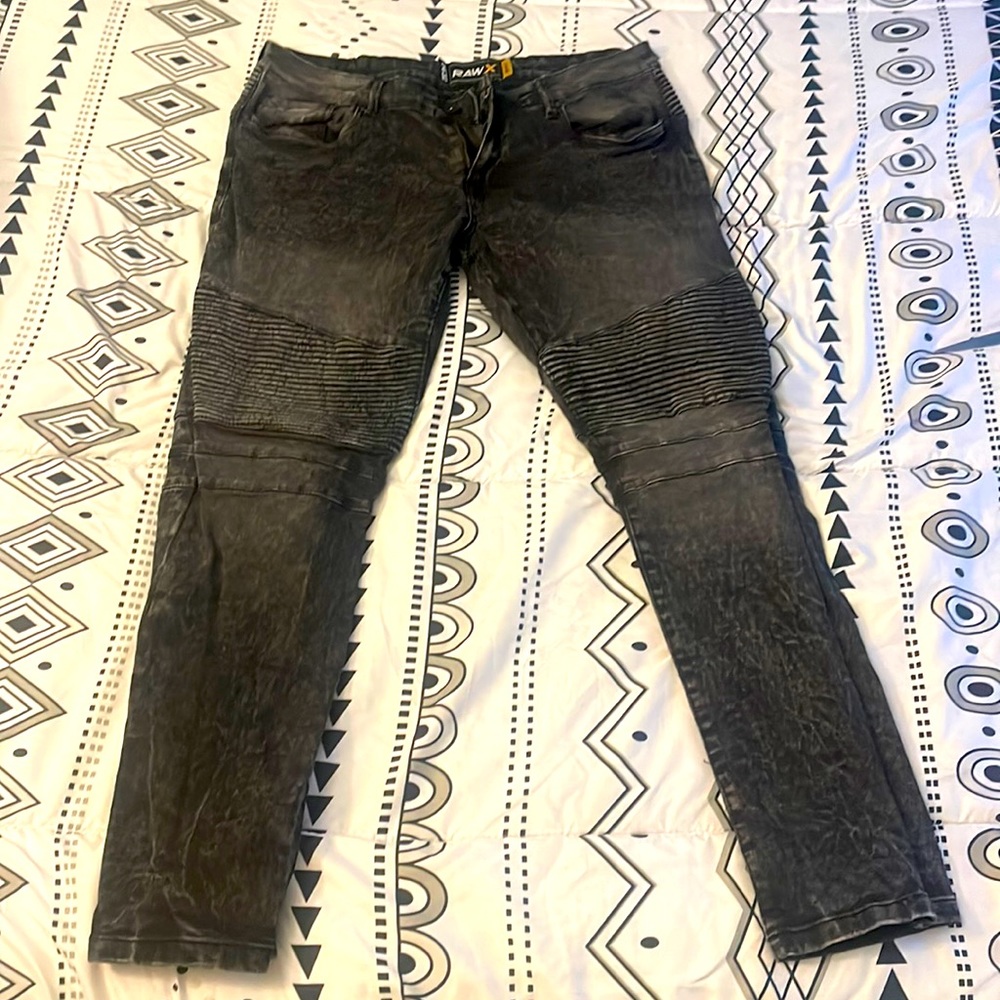 Black RawX Mens Jeans